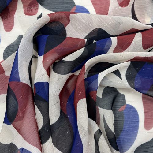 70gsm 100% Polyester Georgette Shiny Fabric Skirt 1K04