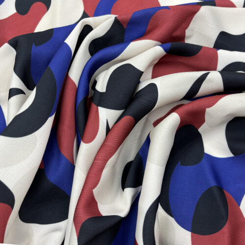 185gsm 100% Polyester Crepe Fine Fabric Tops 1K05