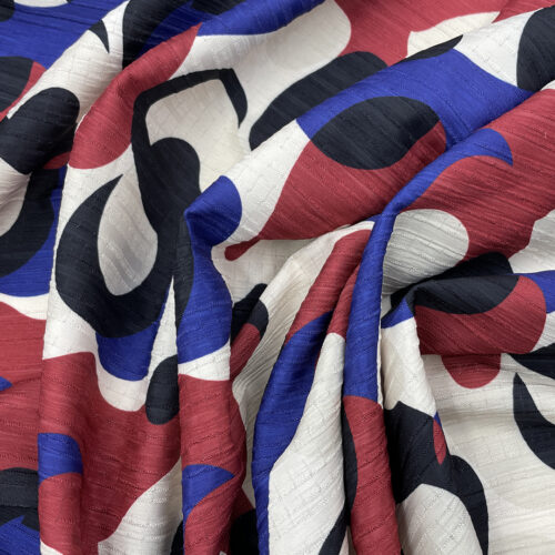 110gsm 100% Polyester Crepe Soft Hand Feel Fabric Dress 1K06