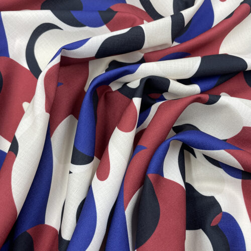 145gsm 100% Polyester Woven Drapey Fabric Sun Protective Clothing 1K17