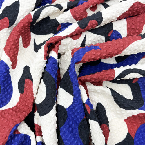 115gsm 100% Polyester Plisse Fabric Dress 1K39