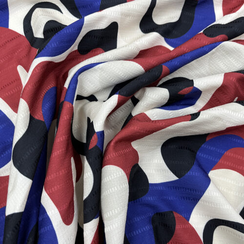 110gsm 100% Polyester Woven Textured Hand Feel Fabric Skirt 1K42