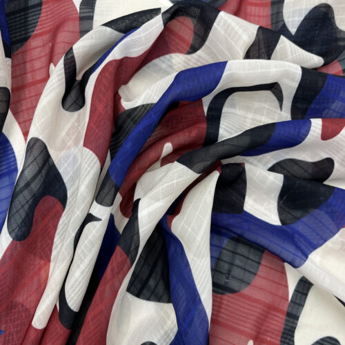 85gsm 100% Polyester Plaid Translucent Fabric Skirt 1K54