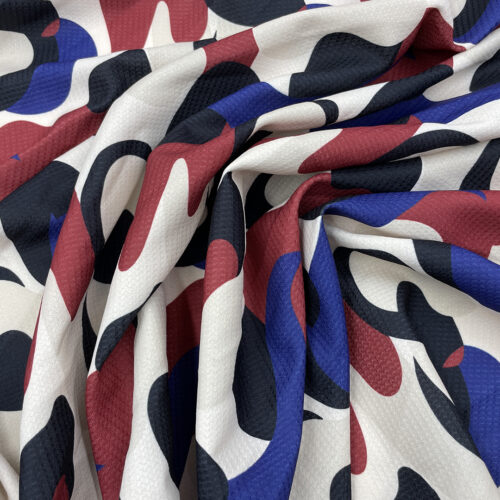 170gsm 100% Polyester Waffle Soft Hand Feel Fabric Blouse 1K57