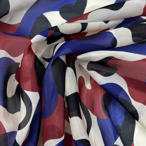 65gsm 100% Polyester Chiffon Translucent Fabric Sun Protective Clothing 1K59