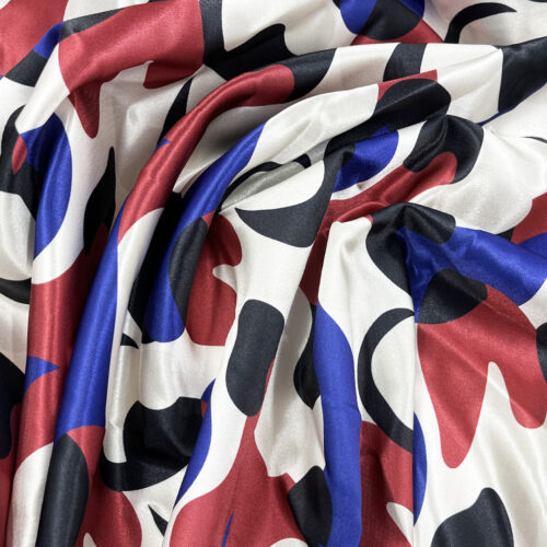 130gsm 100% Polyester Satin Waterproof Fabric Jacket 1K87