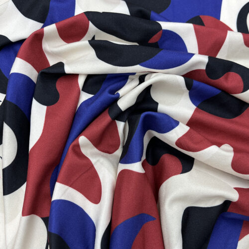 180gsm 95% Polyester 5% Spandex Single Jersey Stretchy Fabric Sleepwear 3K02