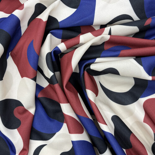 200gsm 95% Polyester 5% Spandex Ponti Roma Quick Drying Fabric Streetwear 3K05