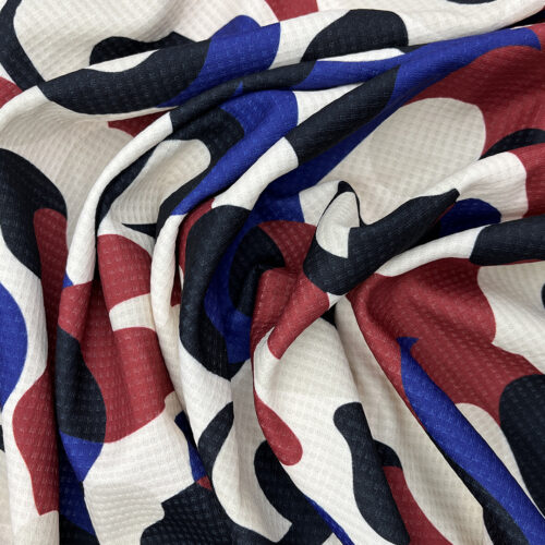 230gsm 95% Polyester 5% Spandex Waffle Breathable Fabric Pants 3K16