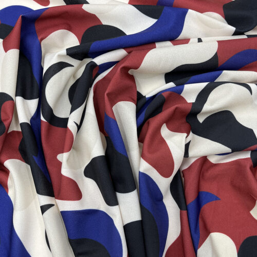 185gsm 95% Polyester 5% Spandex Single Jersey Smooth Hand Feel Fabric T-shirt 3K25