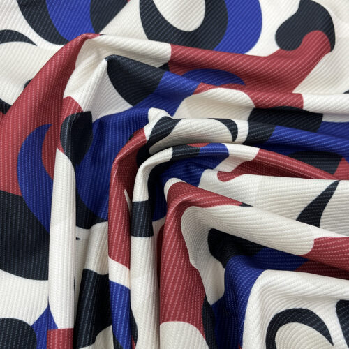 240gsm 95% Polyester 5% Spandex Twill Crisp Hand Feel Fabric Pants 3K31