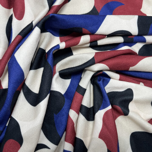 220gsm 95% Polyester 5% Spandex Brushed Soft Hand Feel Fabric Dress 3K40