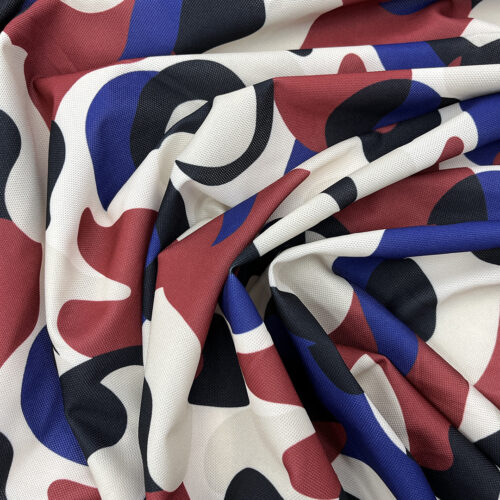 180gsm 95% Polyester 5% Spandex Pique Textured Hand Feel Fabric T-shirt 3K44