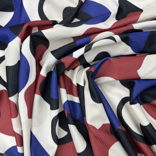 150gsm 95% Polyester 5% Spandex Bird Eye Soft Hand Feel Fabric T-Shirt 3K01